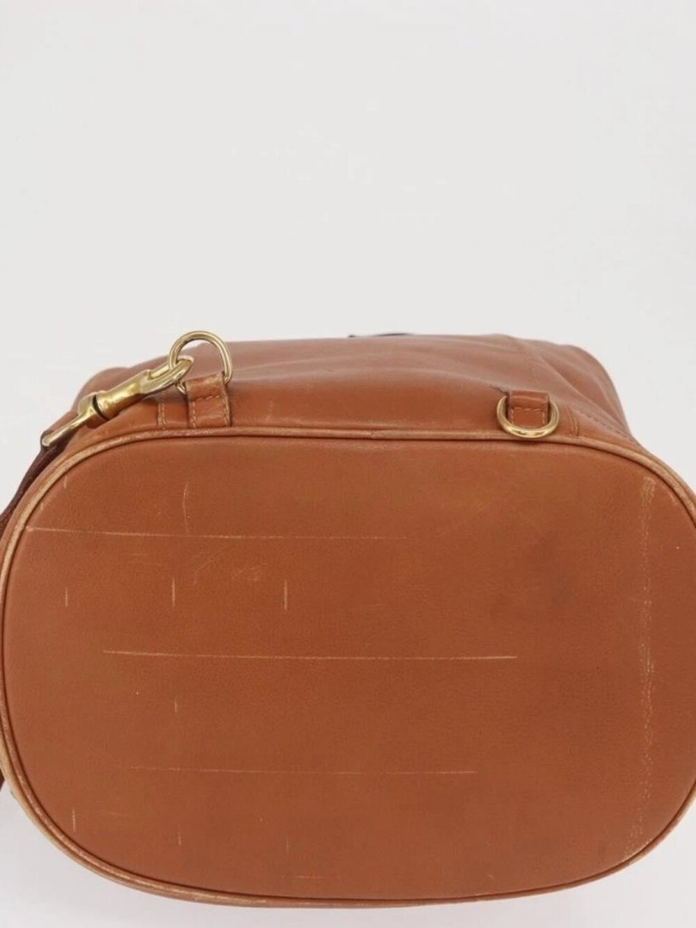 GUCCI Bamboo Body Bag Leather Brown Gold 003 2113 0037 Auth gh1689 - Picture 7 of 16